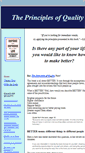 Mobile Screenshot of principles-of-quality.com